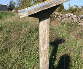 Example of small sign/sign posts Gotland