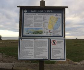 Info sign on Öland