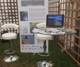 Baltic Wings stand at the Birdfair 2019